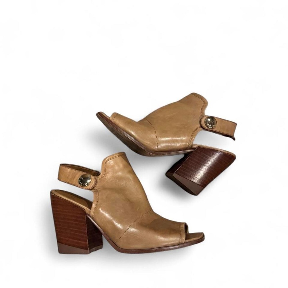 Franco Sarto Leather Icelynn Heeled Booties